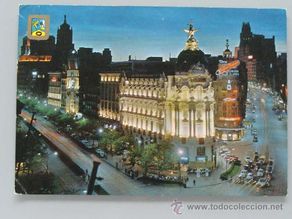 Postais: POSTAL DE MADRID. AÑO 1963. EDIFICIO FÉNIX, CALLE ALCALÁ Y AVENIDA JOSE ANTONIO. 1257.